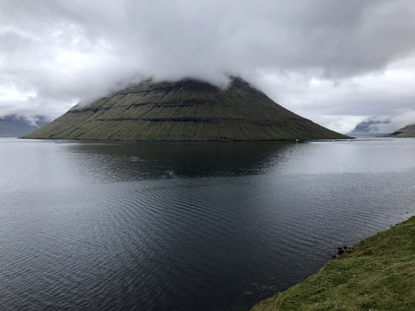 Southern end of the island of Kunoy from Bor∂oy, Faroe Islands
