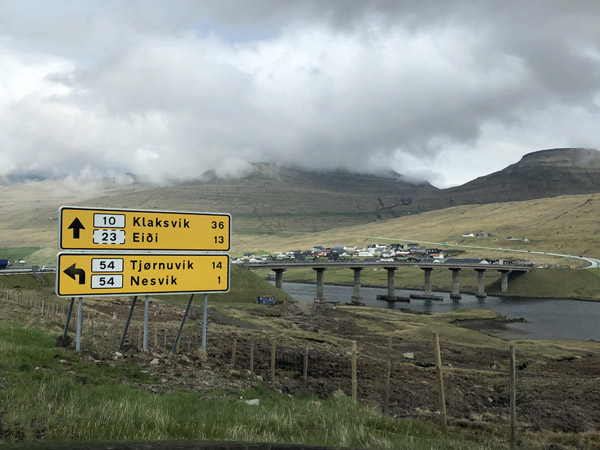 Returning to Streymoy via the bridge from Eysturoy, Faroe Islands