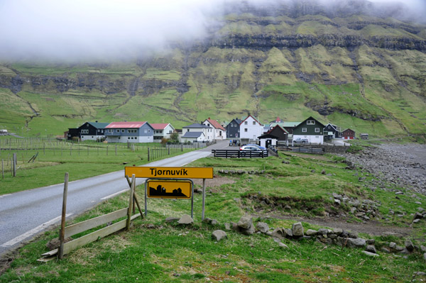 Village of Tjrnuvk at the north end of Streymoy