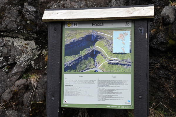 Tourist Information - Foss, Streymoy, Faroe Islands