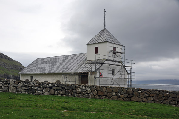 Saint Olav's Church (lavskirkjan), the oldest church in the Faroe Islands built before 1200