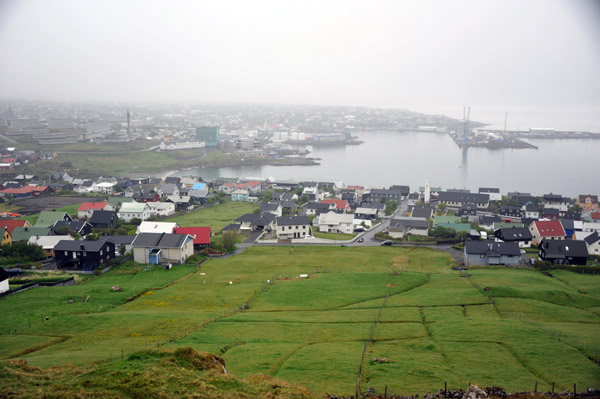 Trshavn Harbor from Argir, Faroe Islands