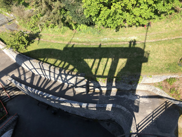 Shadow of the Laxey Wheel