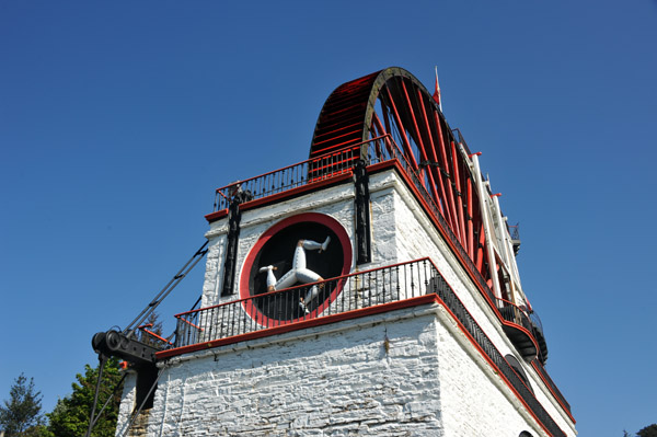 Laxey Wheel, built in 1854 to pump water from the Great Laxey Mines