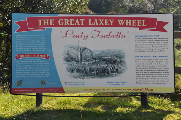 The Great Laxey Wheel Lady Isabella