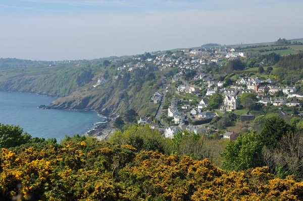 Looking back at picturesque Laxey leaving to the north via Ramsay Road