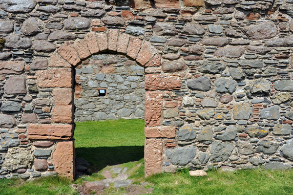 Stone entranceway, Peel Castle