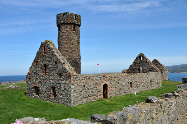 Round tower and ruins, Peel Castle, Isle of Man