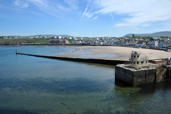 East Quay and Breakwater from Peel Castle