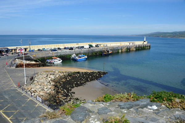 West Quay from Peel Castle