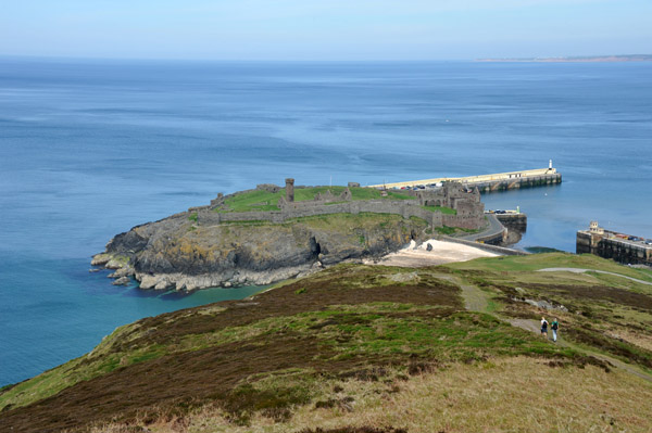 St. Patrick's Isle and Peel Castle from St. Patrick's Hill, Isle of Man