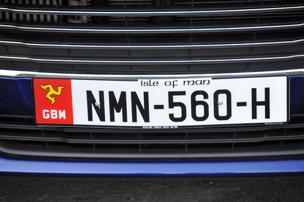 GBM - Isle of Man License Plate