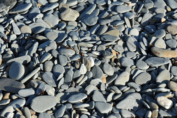 Smooth rocks, King Edward Rd beach, Douglas
