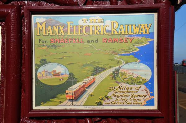 The Manx Electric Railway for Snaefell and Ramsey - 50 miles