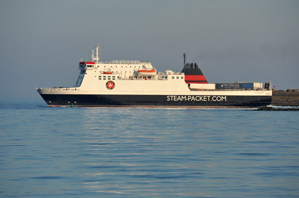 The Isle of Man Steam Packet Company's other vessel, the conventional Ben-My-Chree