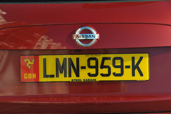 Isle of Man License Plate - GBM