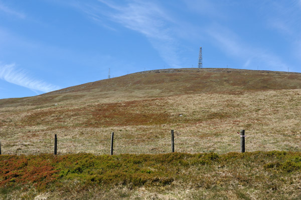 Radio tower at the summit of Snaefel, Isle of Man