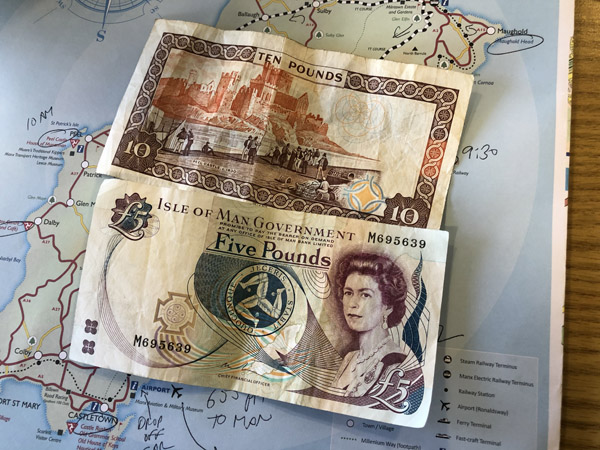 Currency from the Isle of Man