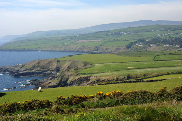 Looking south from Maughold Head