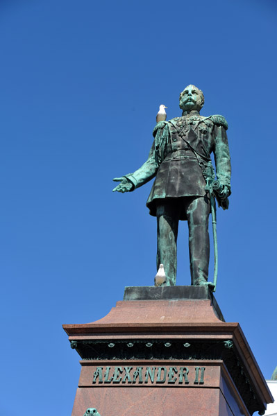 Tsar Alexander II, Senate Square, Helsinki