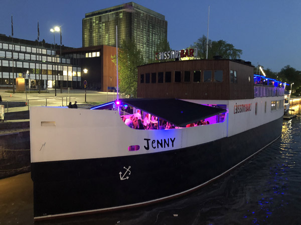Jenny, another floating bar-restaurant in Turku
