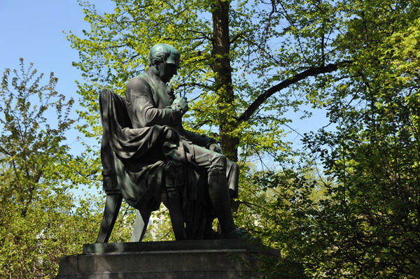 Statue of Henrik Gabriel Porthan (1739-1804), rector of the Royal Academy of Turku