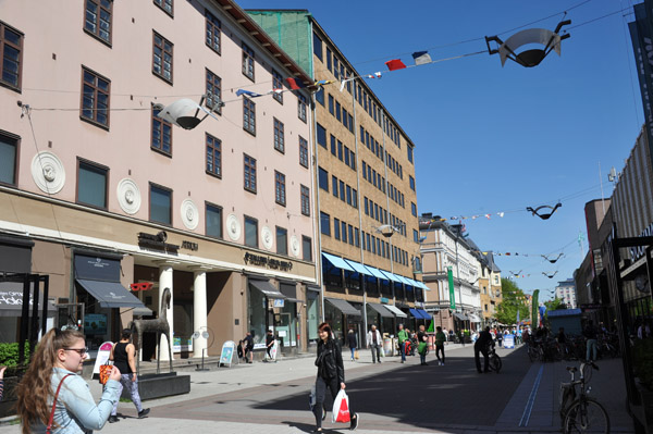 Central shopping area along Yliopistonkatu, Turku, Finland