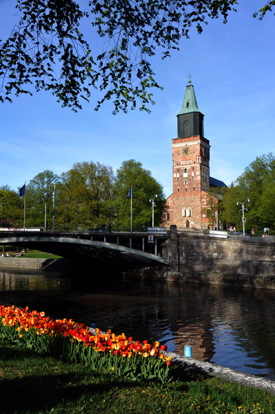 Turku Cathedral and the Aura River