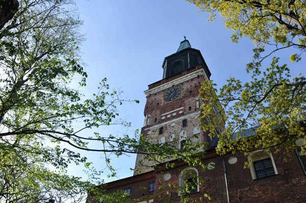 Turku Cathedral was damaged during the Great Fire of 1827 the present tower was rebuilt afterwards
