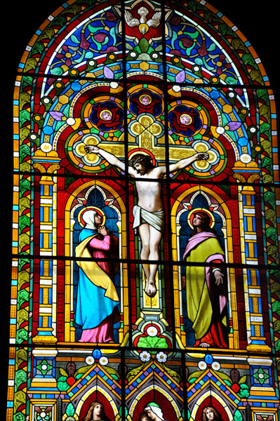 Stained glass window of the Crucifixion, Turku Cathedral