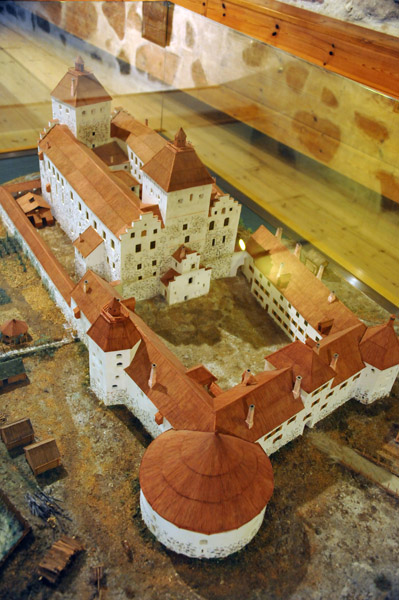 Model of Turku Castle in its final form