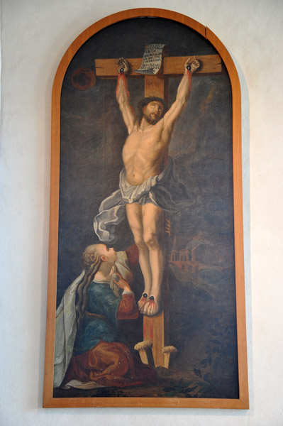 Painting behind the altar of the Castle Church, Turku