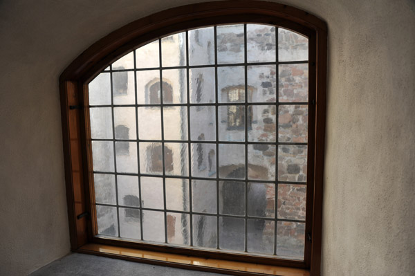 Window overlooking the courtyard of Turku Castle