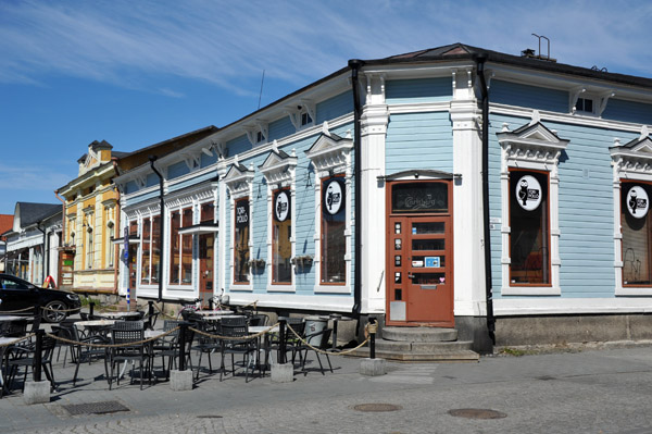 Toripll, a restaurant and terrace on the southeast corner of the old market square, Rauma