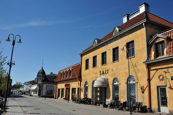 Caf Sali on the north side of Rauma's old town square