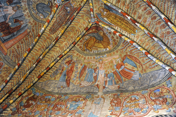 Painted ceiling, Church of the Holy Cross, Rauma