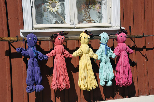 Dolls made of yarn, Old Rauma