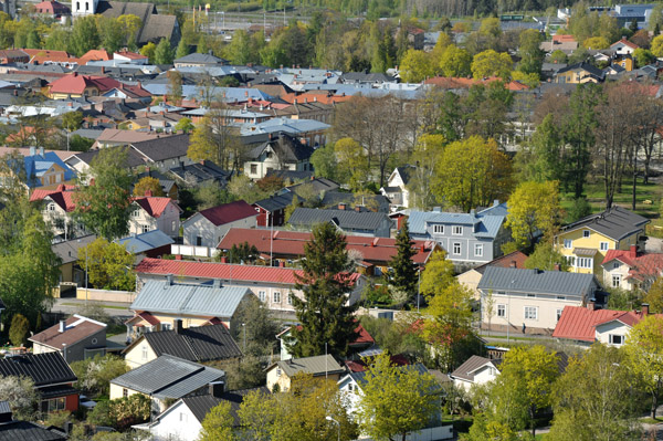 The Old Rauma UNESCO World Heritage site has over 600 wooden buildings from the 18th & 19th C.