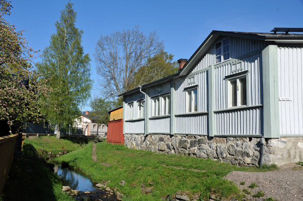 Canal on the north side of Old Rauma, Vahapoikkikatu, 