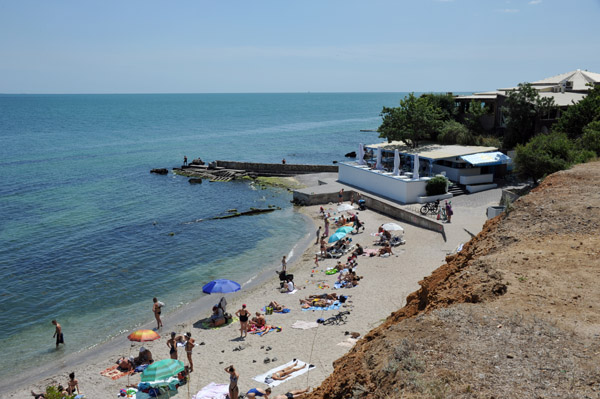 Santorini Restaurant, Malomu Fontani Beach, Odessa