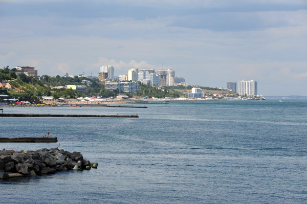 Distant view of Arcadia Beach, Odessa