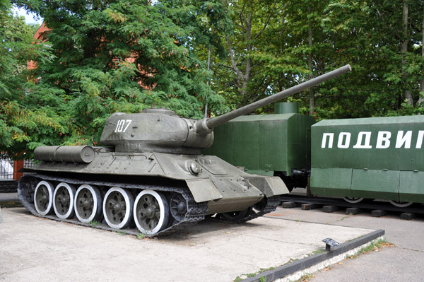 1943 Soviet T-34 tank, 411th Battery, Odessa