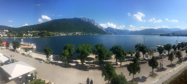 Panoramic view of Traunsee, Gmunden