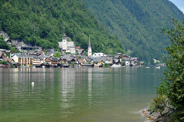 Hallstttersee, the 4th of the 7 lakes of the Salzuburg Lake District we visited