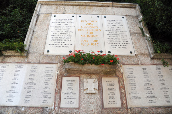 World Wars Memorial, Hallstatt