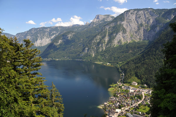 Hallstttersee from the Top of Hallstatt funicular