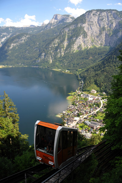 Top of Hallstatt funicular