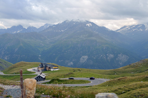 Großglockner Hochalpenstraße descending into Kärnten from the Mittertörltunnel, Hochtor