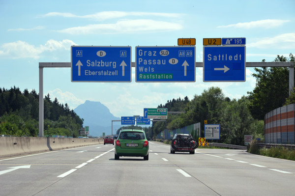Austrian Autobahnkreuz Sattledt