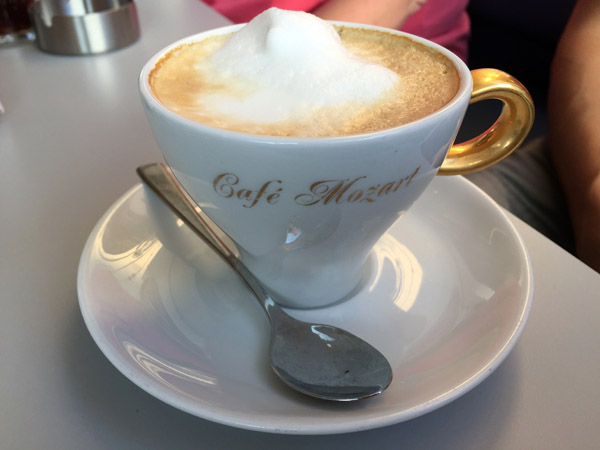Coffee at the Café Mozart, Vienna
